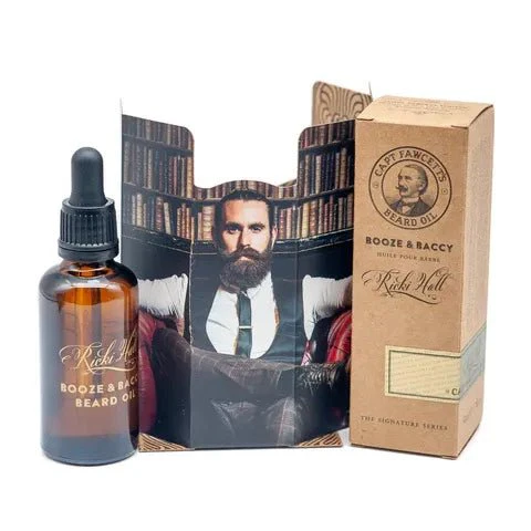 Captain Fawcett Booze & Baccy Beard Oil Large - Image 4