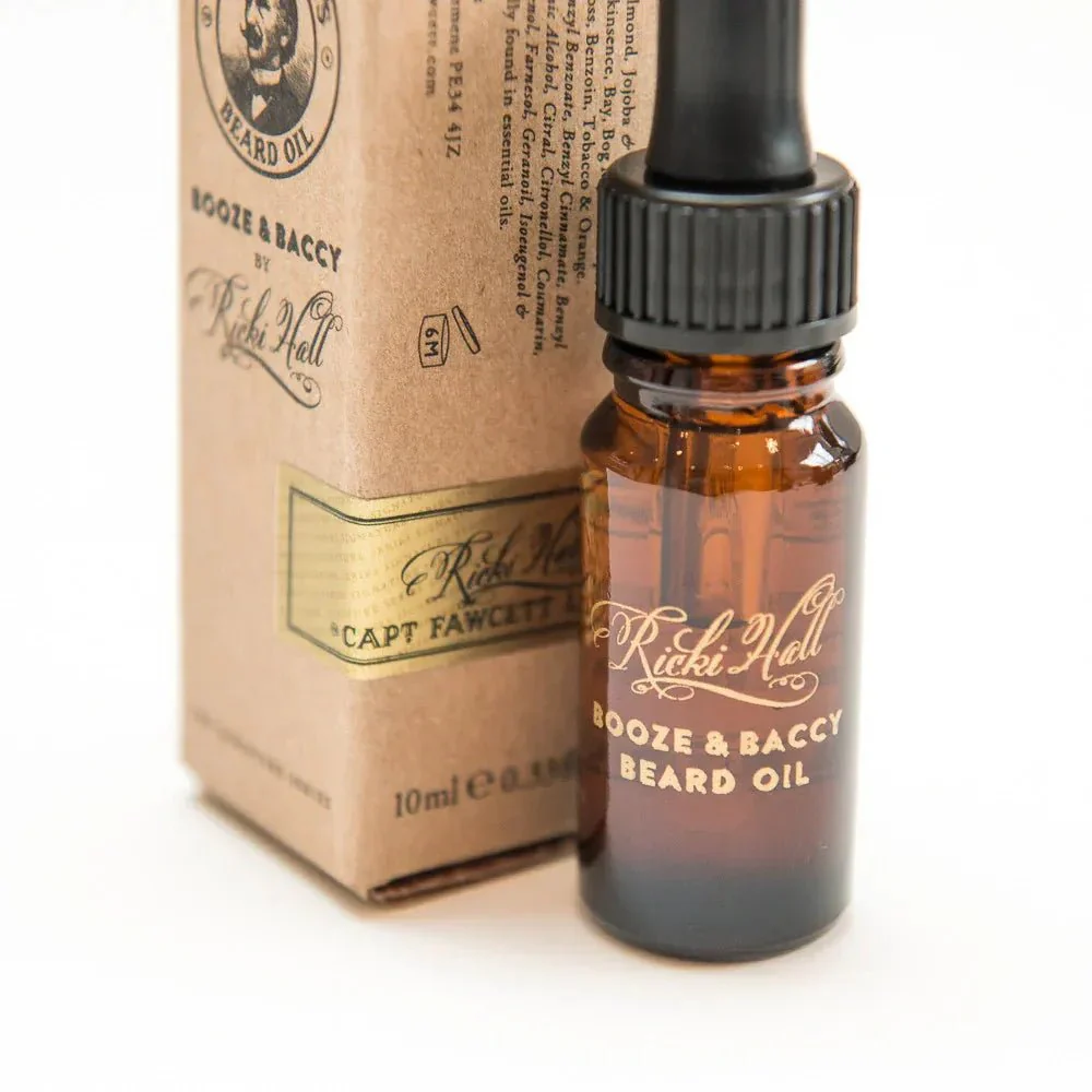 Captain Fawcett Booze & Baccy Beard Oil Small - Image 2