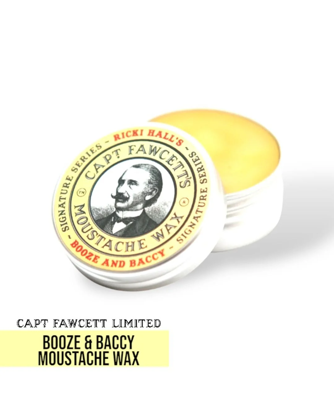 Captain Fawcett Booze & Baccy Moustache Wax