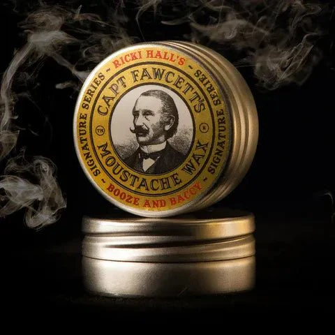 Captain Fawcett Booze & Baccy Moustache Wax - Image 2