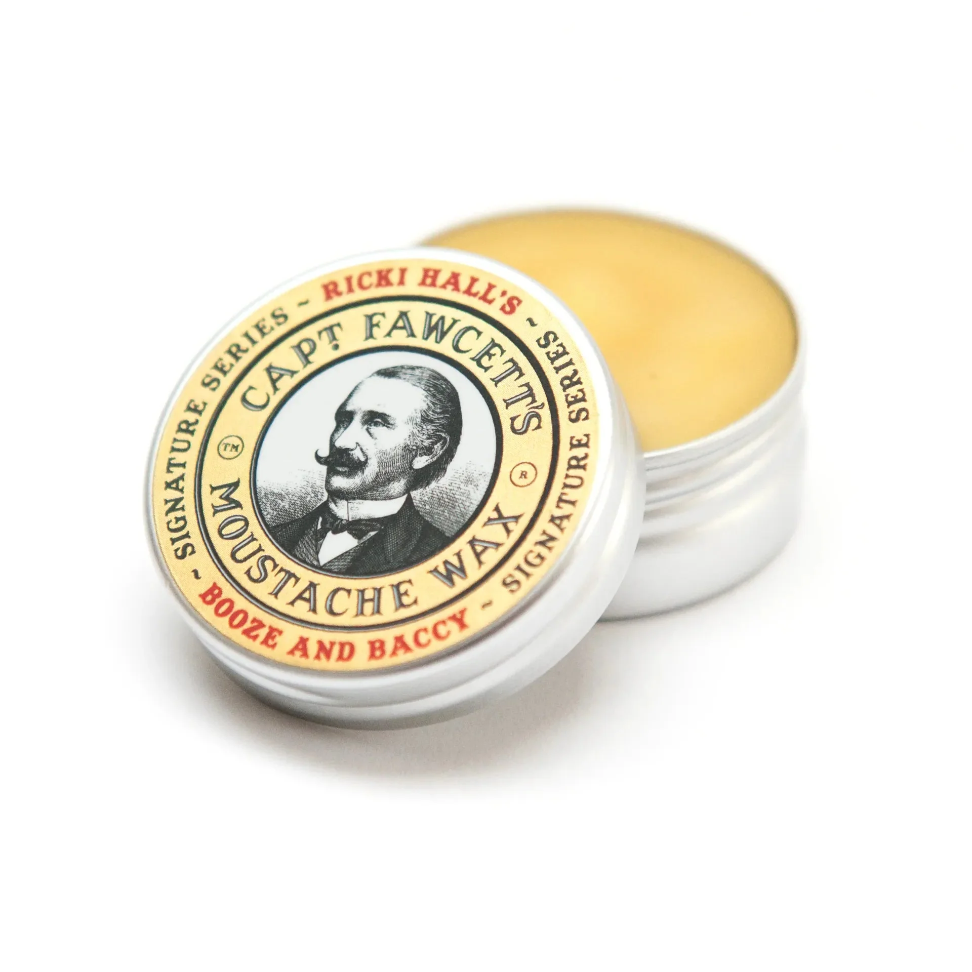 Captain Fawcett Booze & Baccy Moustache Wax - Image 3
