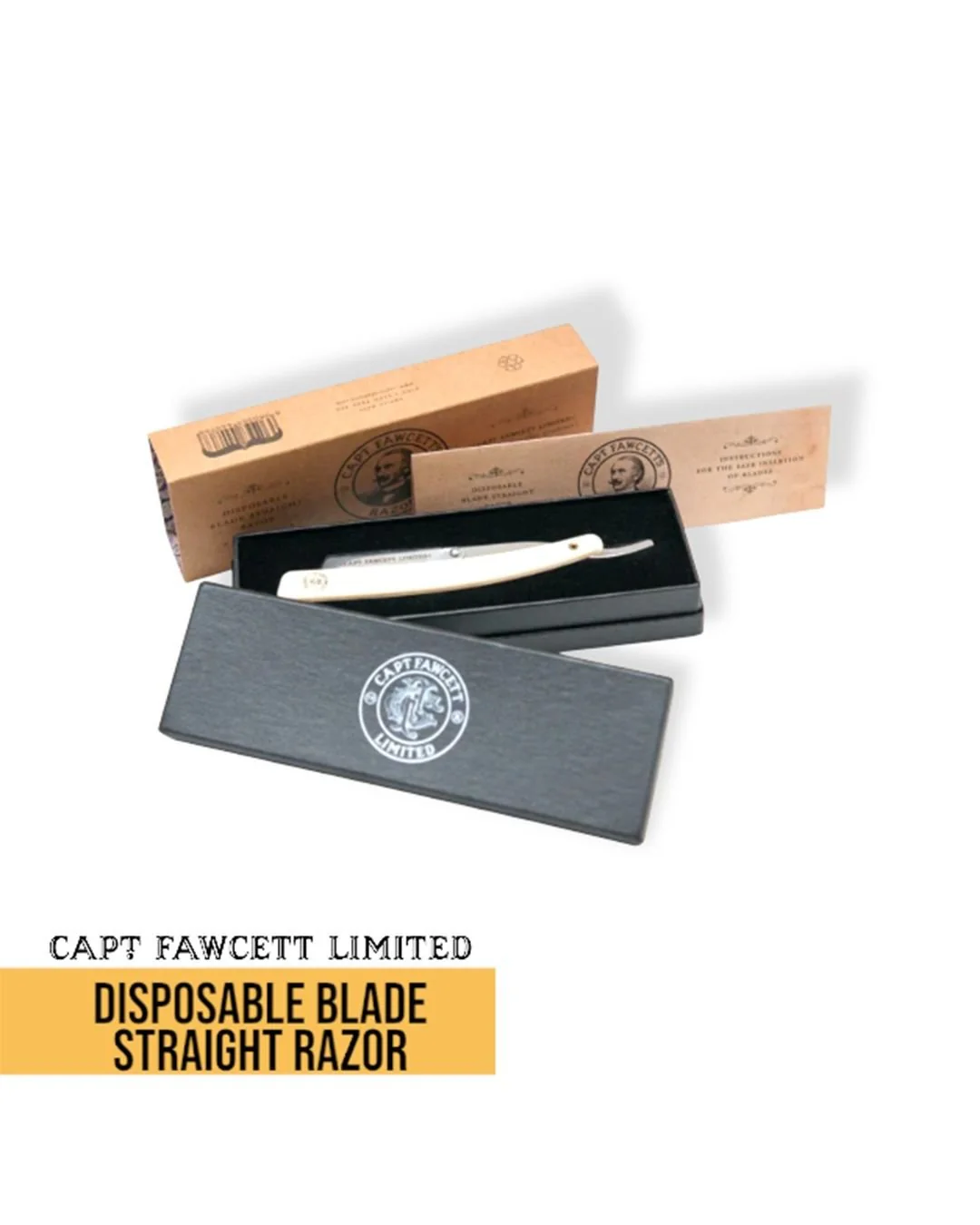 Captain Fawcett Disposable Blade Straight Razor