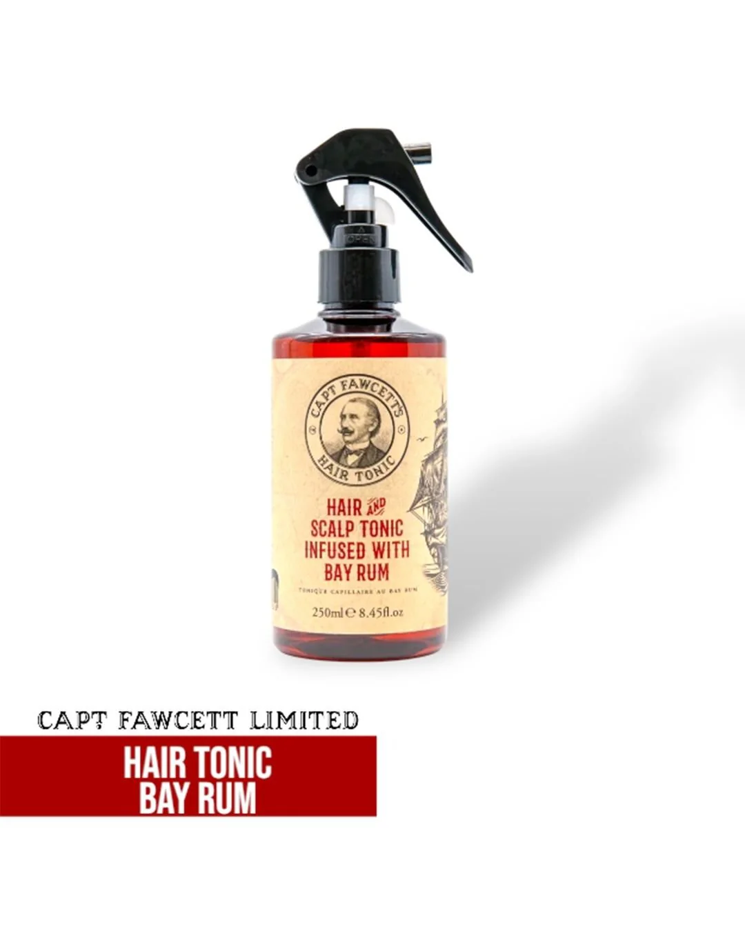 Captain Fawcett Hair Tonic Bay Rum