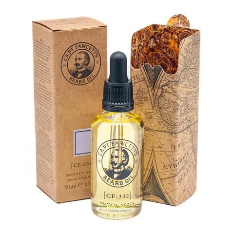 Captain Fawcett Private Stock Beard Oil Large - Image 3
