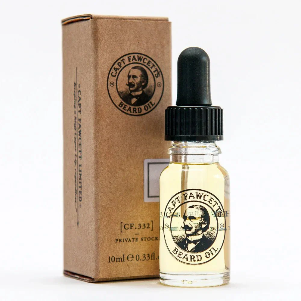 Captain Fawcett Private Stock Beard Oil Small - Image 2