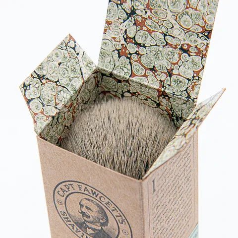 Captain Fawcett Shaving Brush Faux Badger - Image 3