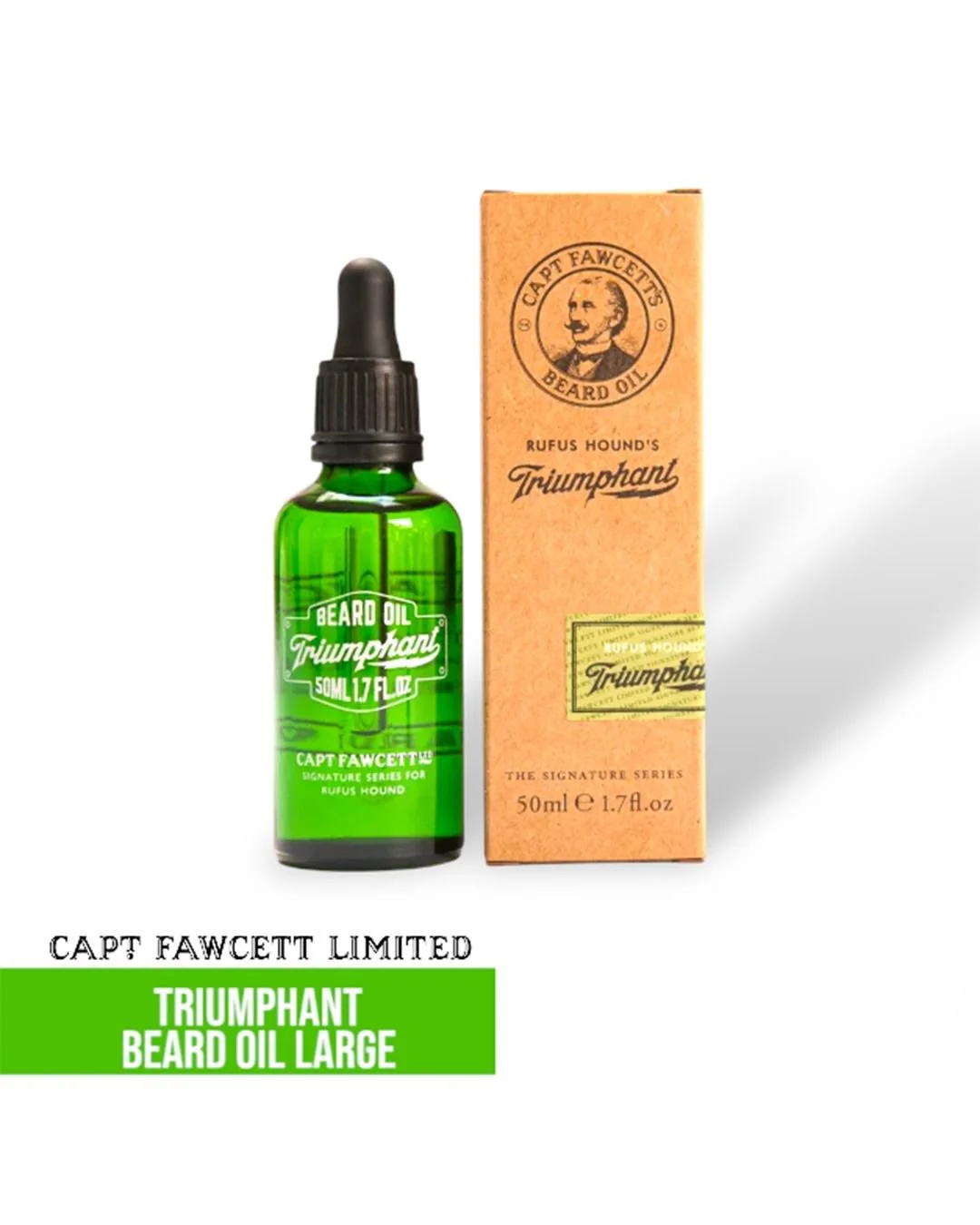 Captain Fawcett Triumphant Beard Oil Large