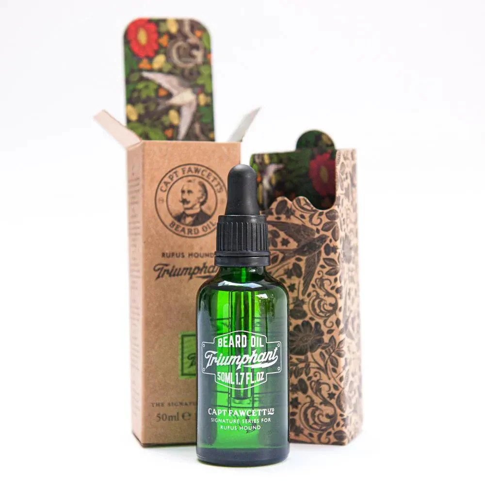 Captain Fawcett Triumphant Beard Oil Large - Image 3