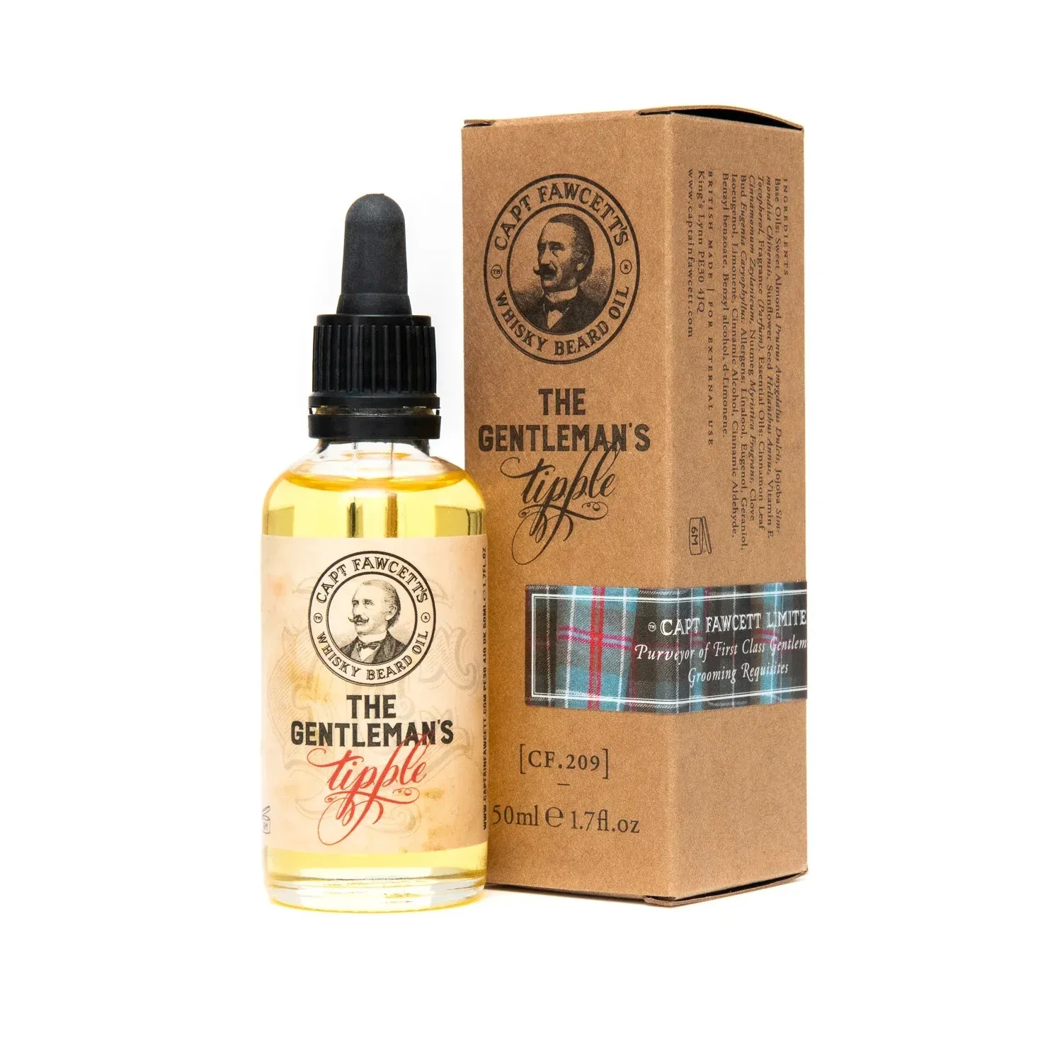 Captain Fawcett Whisky Beard Oil Large - Image 4