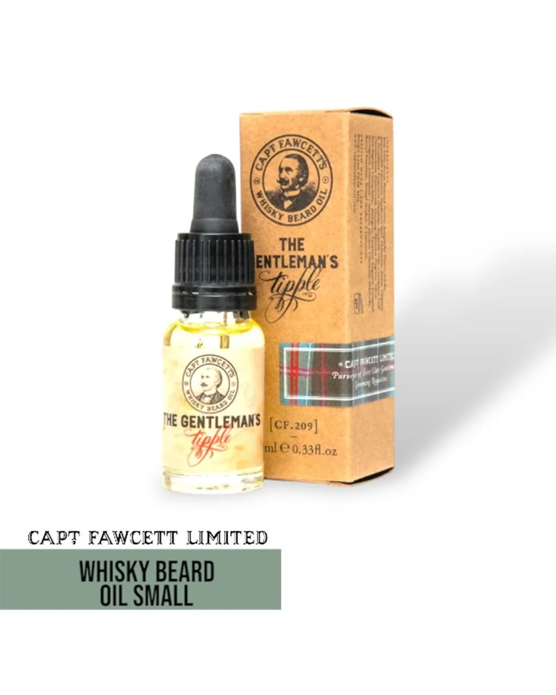 Captain Fawcett Whisky Beard Oil Small
