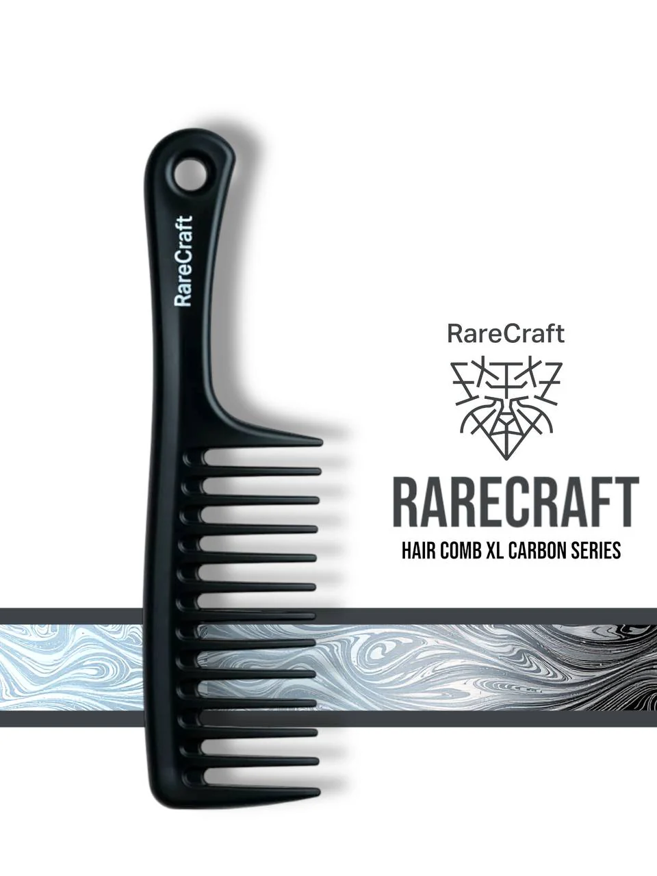 RareCraft Hair Comb XL Carbon Series